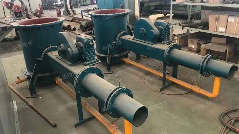 Pneumatic ash removal material sealing pump