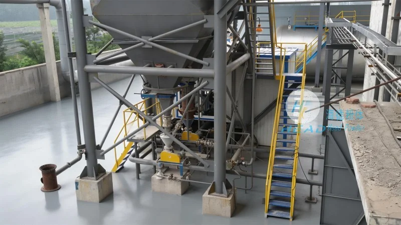 Solution de transport pneumatique de microsilice
