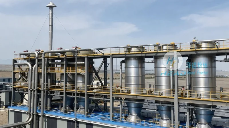 Solution de transport pneumatique de poudre d'argent