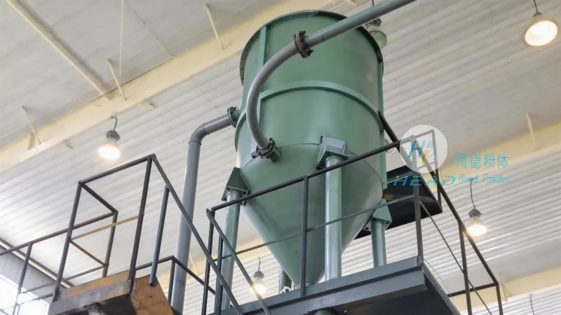 Solution de transport pneumatique de poudre céramique