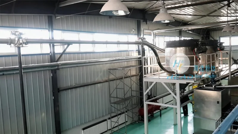 Solution de transport pneumatique de charbon actif