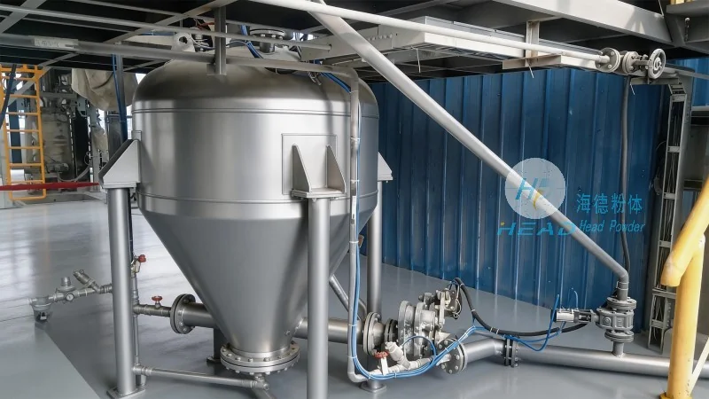 Solution de transport pneumatique de mélamine