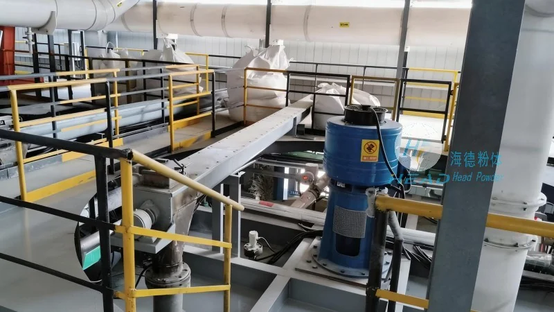 Solution de transport pneumatique de bicarbonate pour désulfuration
