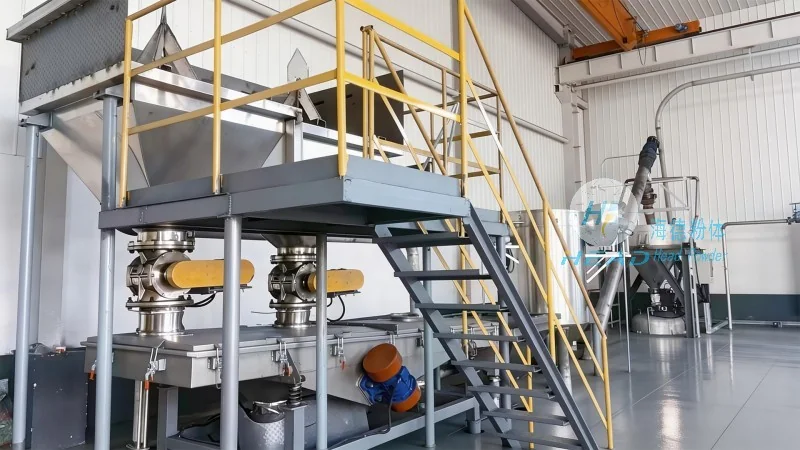 Solution de transport pneumatique de poudre de minerai