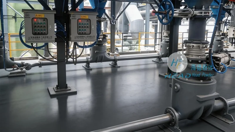 Solution de transport pneumatique de talc