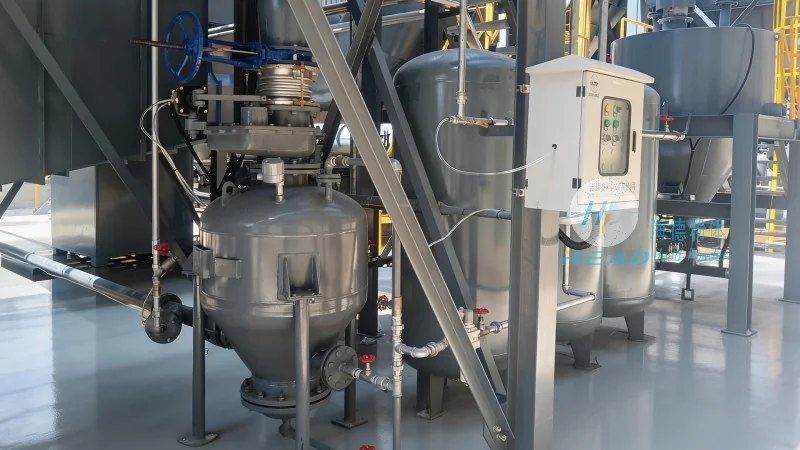 Solution de transport pneumatique de granulés d'avoine