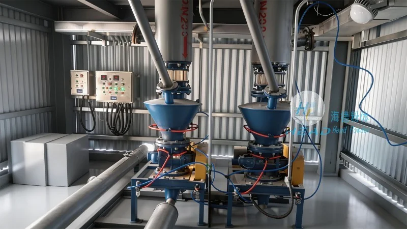 Solution de transport pneumatique de granulés porteurs en plastique pour aliments