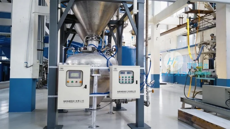 Solution de transport pneumatique de granulés extrudés