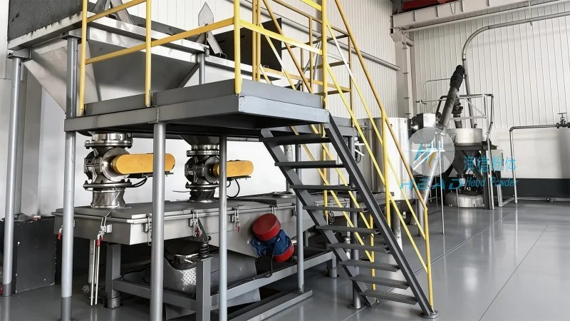 Solution de transport pneumatique de poudre d'API