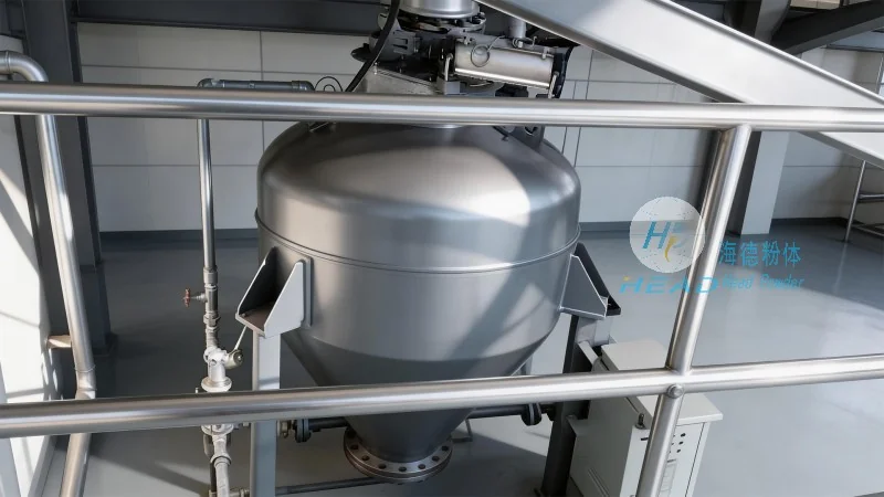 Solution de transport pneumatique de mannitol en poudre