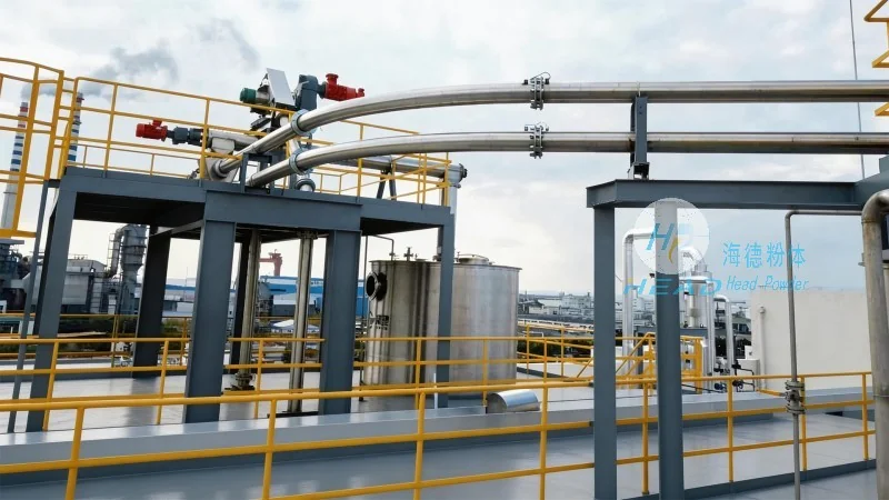 Solution de transport pneumatique de dioxyde de silicium pharmaceutique