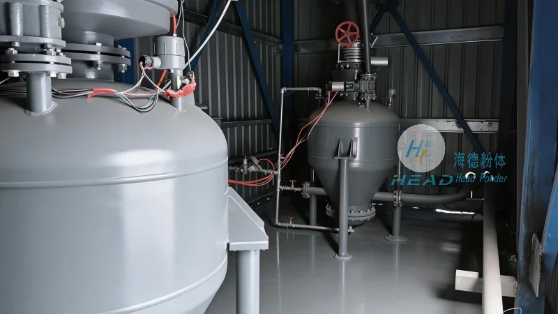 Solution de transport pneumatique de poudre de zéolite