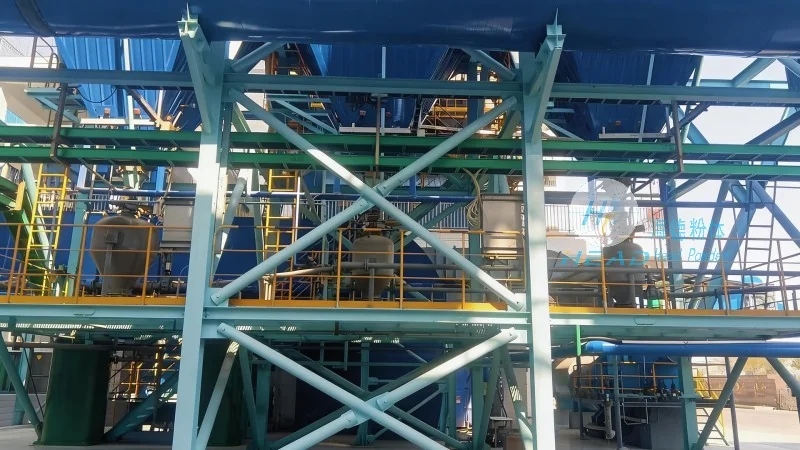 Résidus de cendre d'aluminium système de transport pneumatique technique aperçu