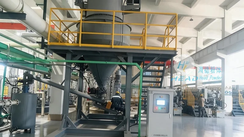 Solution de transport pneumatique de poudre de combustible de biomasse