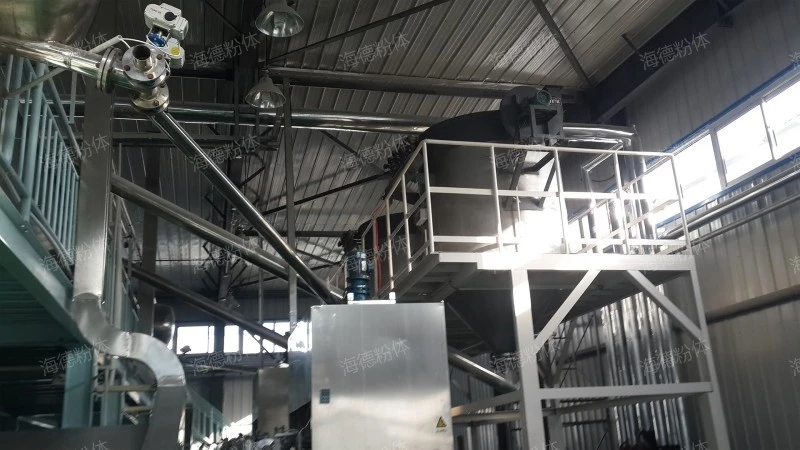 Phosphorus pentoxide conveying system
