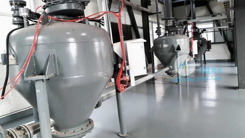 Poudre d'oxyde de calcium introduction technique de transport pneumatique présentation