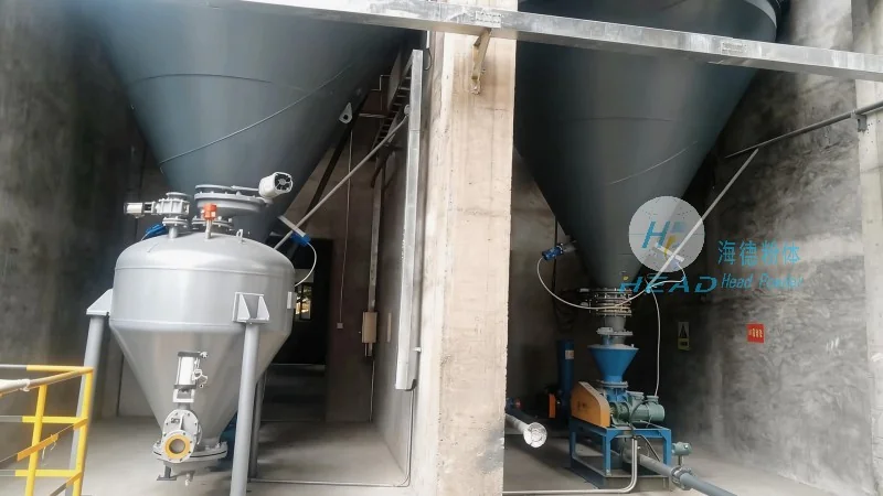 Solution de transport pneumatique de plastique biodégradable