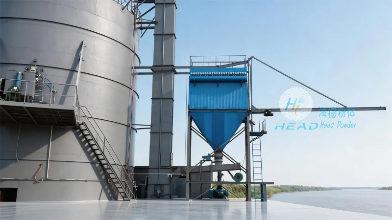 Poudre de talc équipement de transport pneumatique solution système