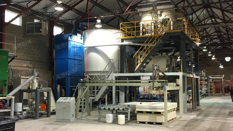 Dense phase bin pump transportation
