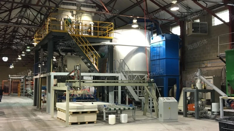 Boron nitride pneumatic conveying