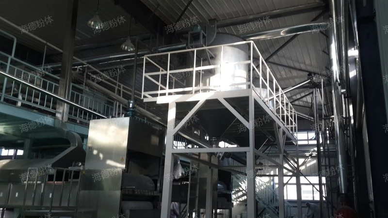 Magnesium sulfate pneumatic conveying