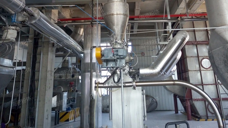 Measuring and mixing conveying equipment